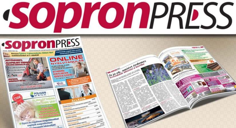 Megjelent a SopronPress március 3-i száma!
