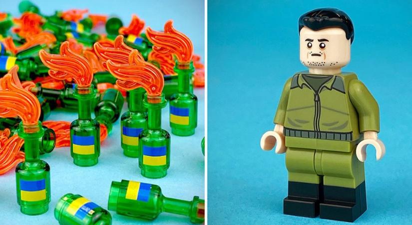 Szétkapkodták a Zelenszkij LEGO-figurát és a mini Molotov-koktélokat