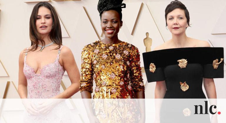 Leopárdmintás aranyszobor és eleven ruhafogas a vörös szőnyegen – A 2022-es Oscar-gála leg-leg-leg ruhái