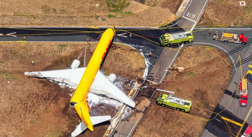 Balesetet szenvedett egy DHL Boeing 757-es Costa Ricában
