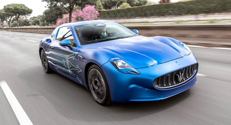 Újabb fotókon a tisztán elektromos Maserati Granturismo