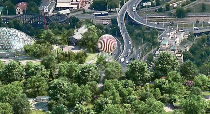Látványos újdonsággal gazdagodik a Városliget: a magasból tekinthetünk Budapestre a ballon kilátóból