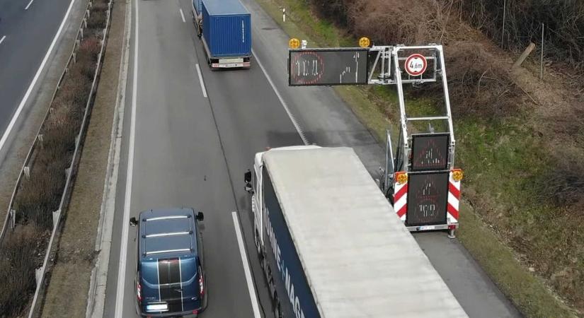 Önműködő terelőrendszert telepít az autópályákra a Magyar Közút