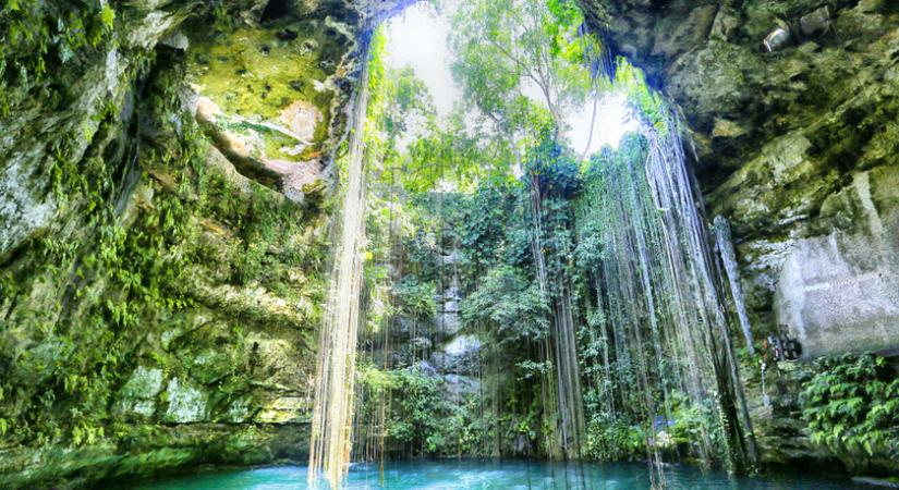 Misztikus hangulat lengi körbe a maják szent helyeit - A Yucatán-félsziget víznyelői nem e világi látványt nyújtanak