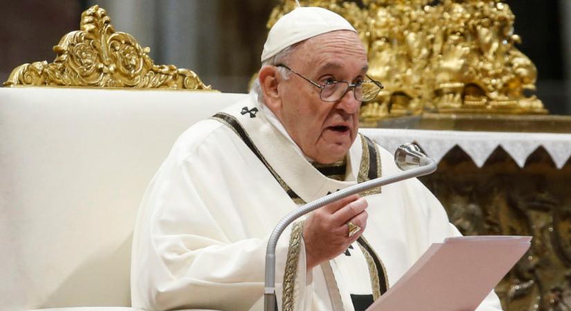 Ferenc pápa nagypénteken: „Elfelejtettük a béke nyelvét”