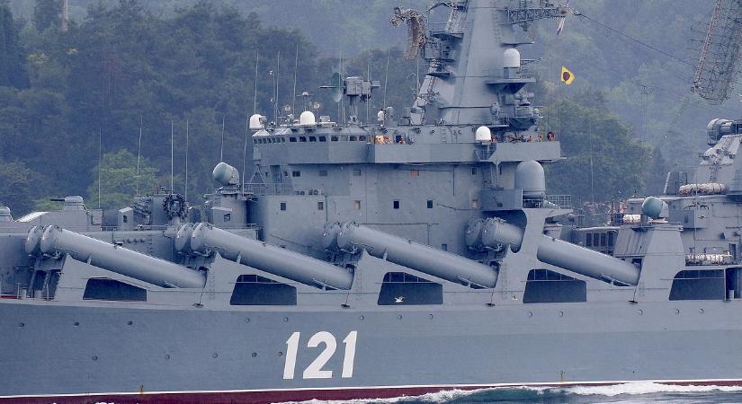 Új ukrán hadiszerzeménnyel sikerült elpusztítani az orosz flotta egyik ékkövét