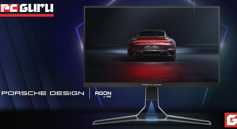 Új gaming monitort leplezett le a Porsche Design és az AGON by AOC