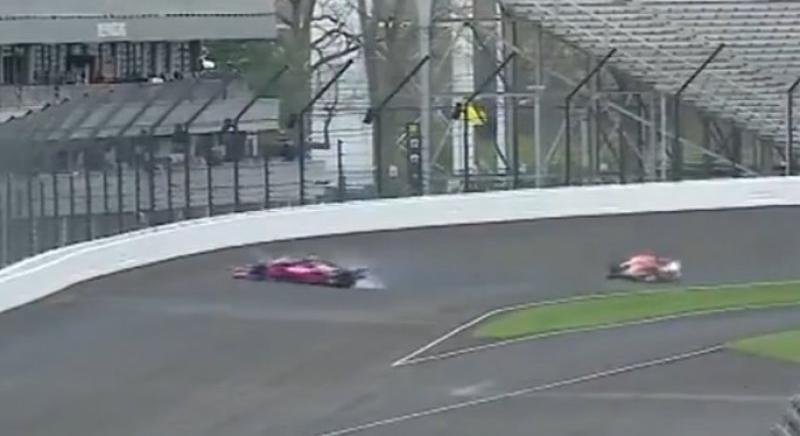 Balesetek miatt rövidítették le az IndyCar tesztjét - videó