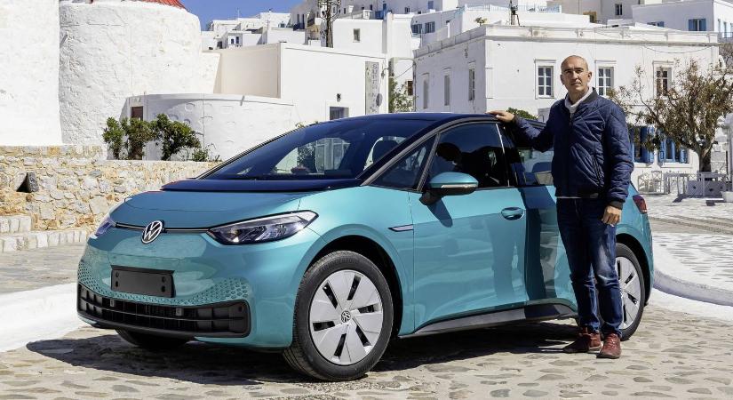 Megérkezett az első magán-VW a görög villanyautós szigetre