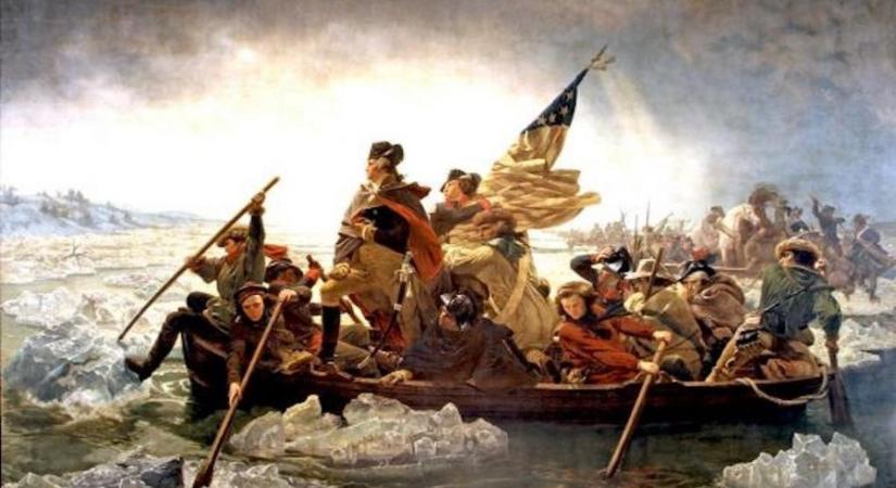 Elárverezik a Washington átkel a Delaware folyón című festményt, amely évtizedekig a Fehér Házat díszítette