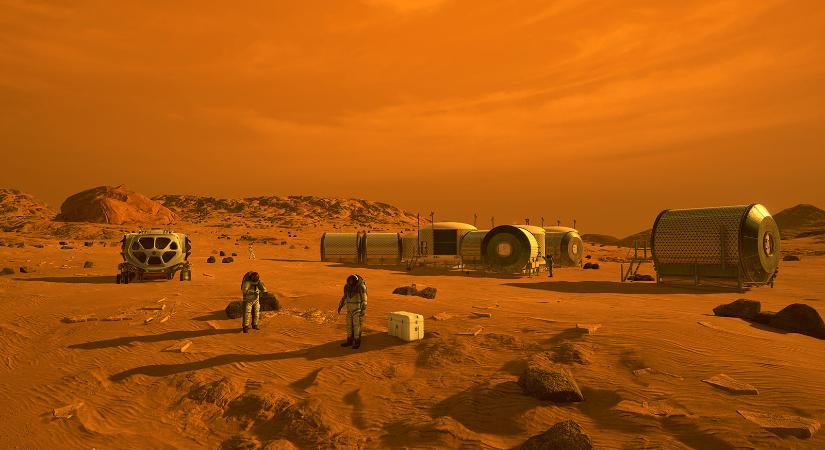 Baktériumokkal építhetik meg az első bázisokat és kolóniákat a Marson