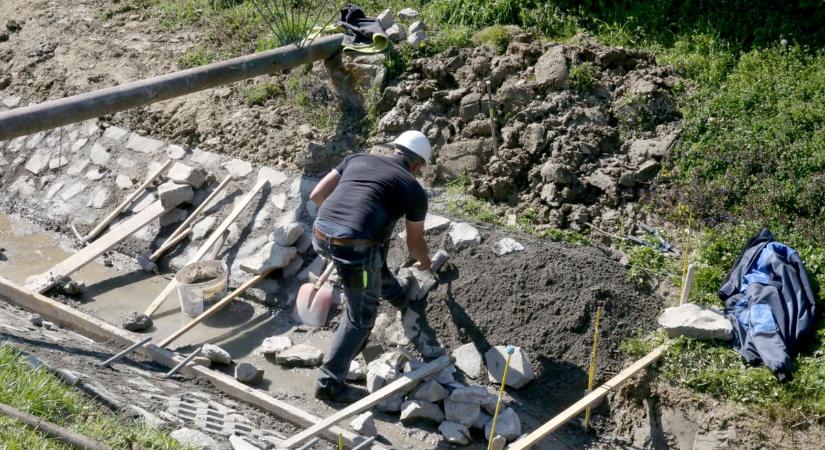 Megfelelő ütemben halad Pécs csapadékvíz elvezetésének korszerűsítése