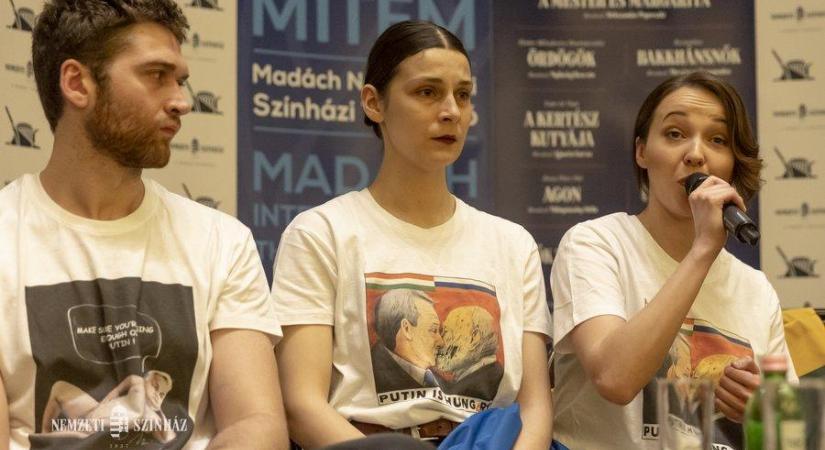 A magyar nézők megtapsolták, Vidnyánszky Attila inkább nem akarta érteni a litván színészek háborúellenes tiltakozását
