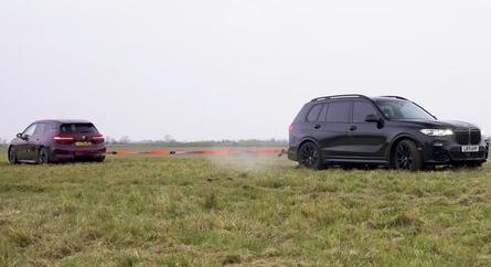Videó: Kötélhúzás az elektromos BMW iX és a belsőégésű X7 M50i között