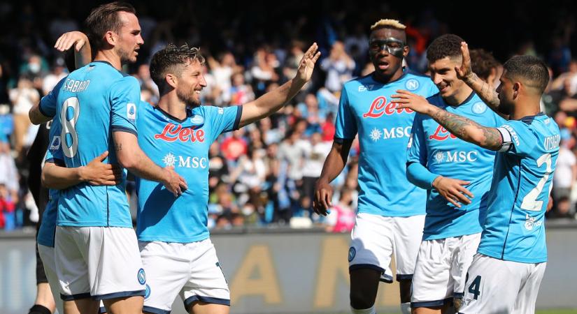 Serie A: féltucat góllal ütötte ki a Napoli a Sassuolót – videóval