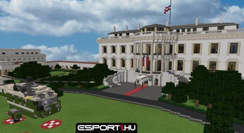 Minecraft: Így néz ki a játékban az amerikai Fehér Ház