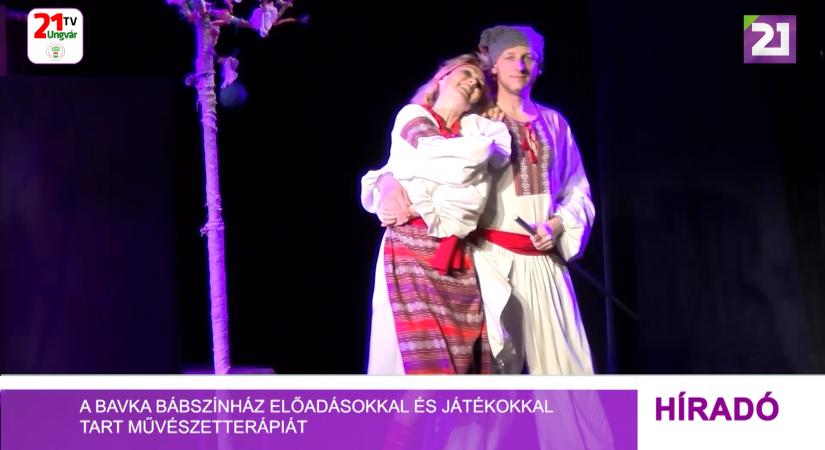 A Bavka bábszínház előadásokkal és játékokkal tart művészetterápiát (Videó)