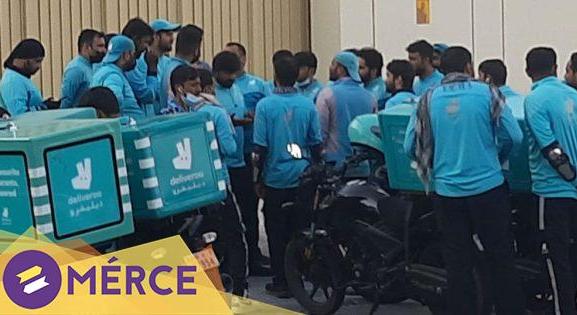 Dubajban meghátrálásra késztették a platformcéget a sztrájkoló ételfutárok