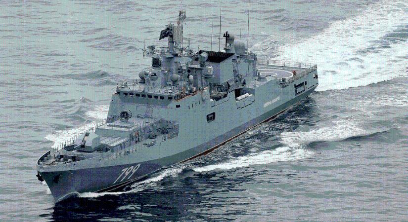 Újabb orosz hadihajót ért rakétatalálat a Fekete-tengeren az ukránok szerint