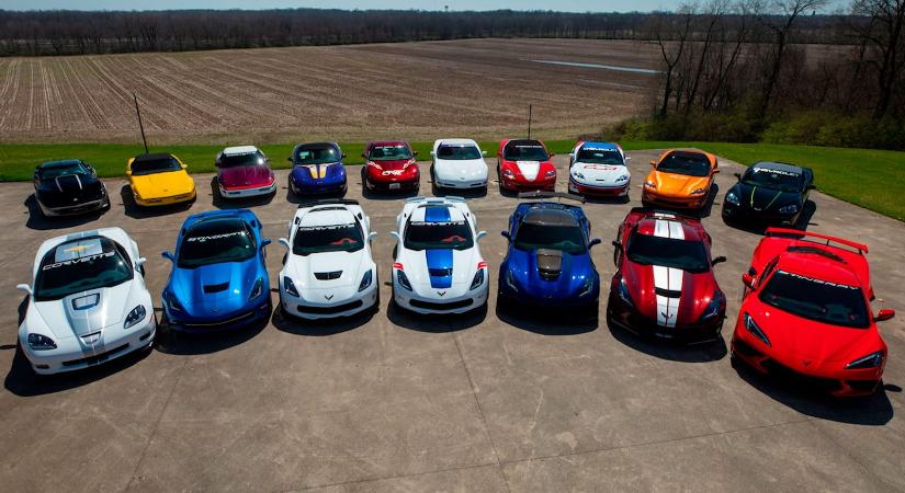 Több száz milliót ér a ritka Corvette-ekből álló gyűjtemény