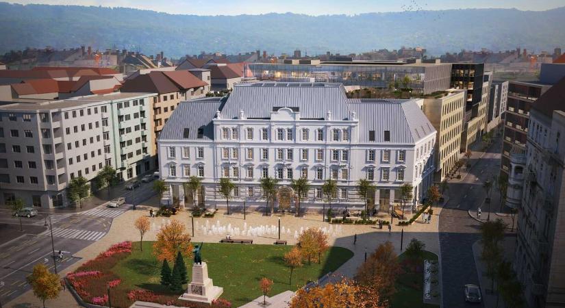 Buda szívében épül szálloda és irodaház egy 19. századi klasszicista épületet újjáélesztve