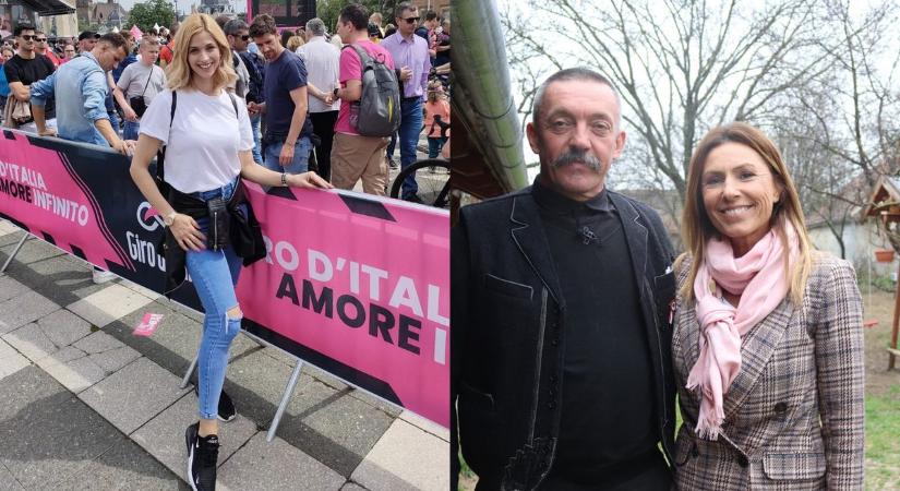 Tápai Szabina szurkolásra biztatott a Giro d'Italia hazai rajtján, Miklósa Erika forgatásról jelentkezett be
