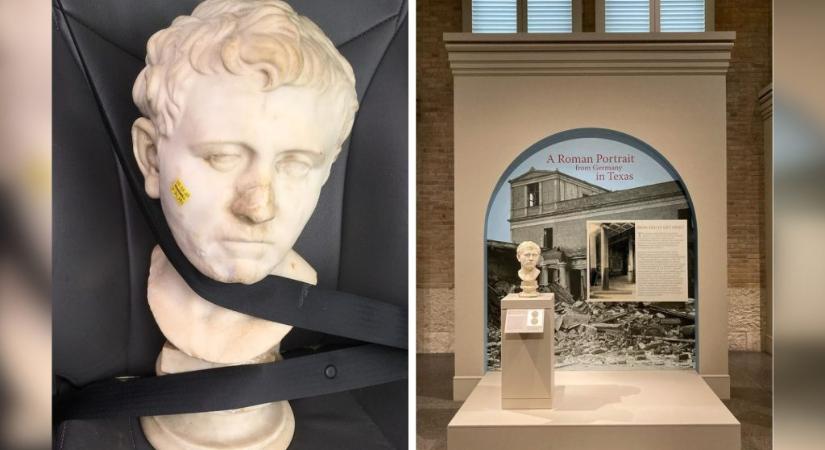 Római kori márványszobrot talált egy texasi adományboltban