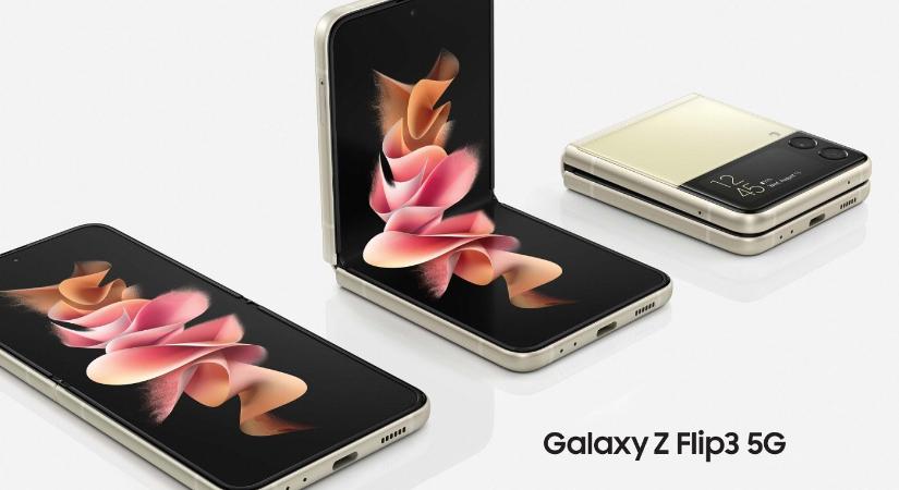 Rendkívüli 100.000 Ft-os kedvezmény a Samsung Galaxy Z flip 3-ra