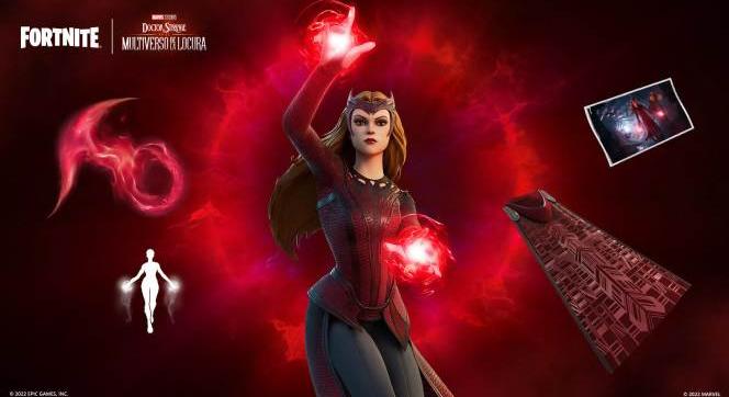 A Skarlát Boszorkány az új Doctor Strange-filmből már a Fortnite-ban van, exkluzív tárgyakkal [VIDEO]