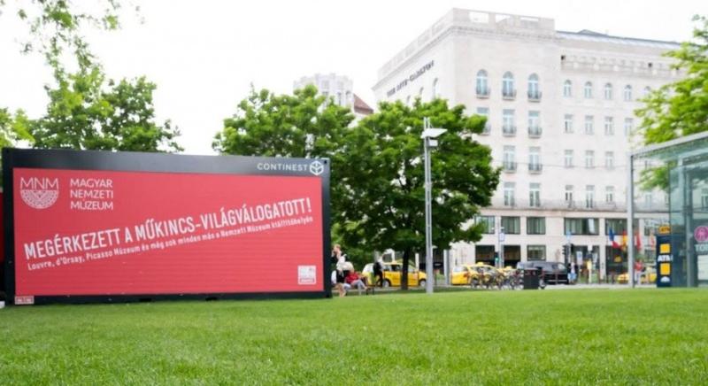 Digitális kiállítóhelyet nyitott a Magyar Nemzeti Múzeum a budapesti Erzsébet téren