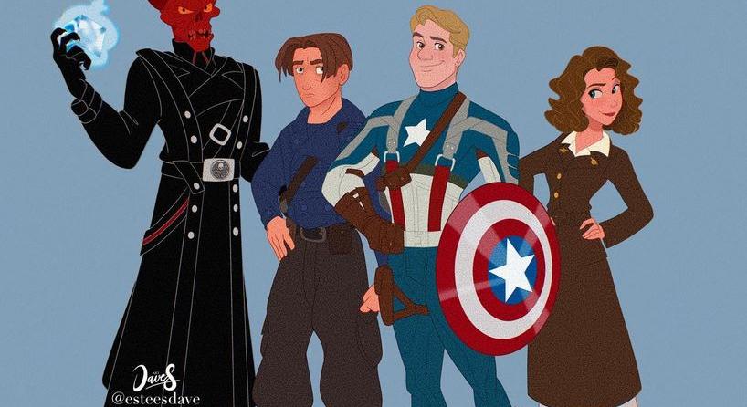A Marvel hősök Disney rajzfilmfiguraként