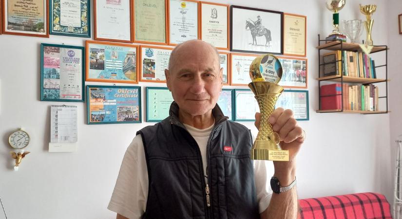83 évesen is ultrázik a Tatabányán élő Bozó Pál, az ország legidősebb ultrafutója