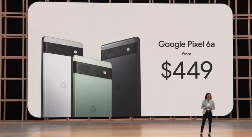 Hivatalosan is bemutatta a Google a Pixel 6a-t