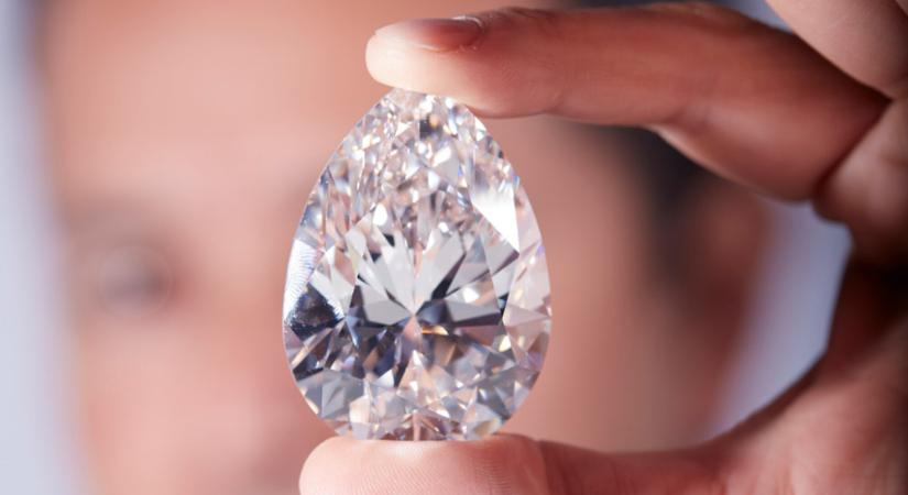 Ár alatt kelt el a világ legnagyobb fehér gyémántja