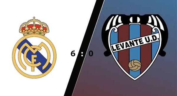 Real Madrid – Levante 6:0 (összefoglaló)