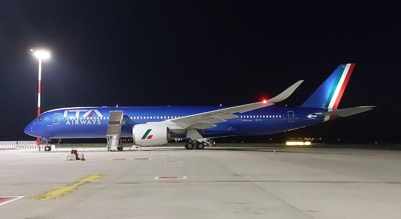Már Rómában van az ITA Airways első Airbus A350-ese