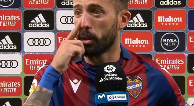 La Liga: könnyeivel küszködve kért bocsánatot a kiesésért Levante klublegendája