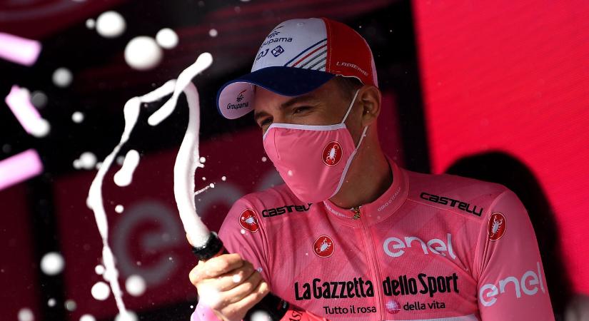 Egy éve május 13-án Valter Attila rózsaszín trikós lett a Giro d’Italian – VIDEÓ