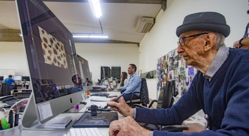 84 éve egy helyen dolgozik a 100 éves férfi