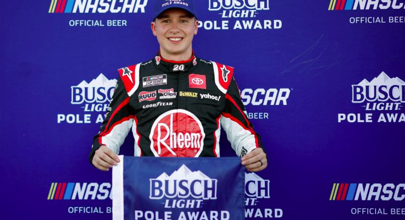 NASCAR: Idei harmadik pole-ját szerezte Christopher Bell