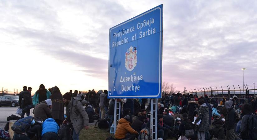 A magyar rendőrök újra felléptek az illegális bevándorlók ellen