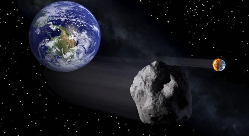 Focistadion méretű aszteroida száguld el a Föld mellett