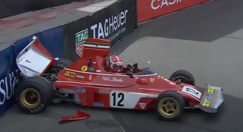 Leclerc falhoz vágta Niki Lauda egykori autóját