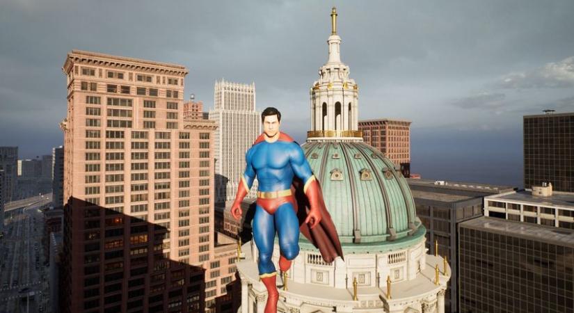 Kipróbálja a Superman stílusú repülést egy nagyvárosban?