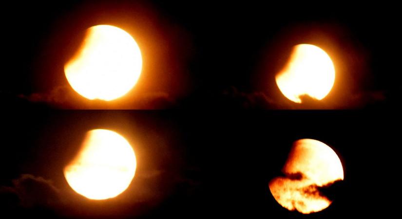 Fotókon mutatjuk, milyen volt Szombathely felett a holdfogyatkozás