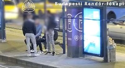 Videón, ahogy a pesti éjszakában kifosztanak egy magatehetetlen embert