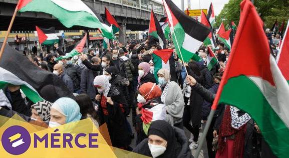 Betiltották és feloszlatták a palesztinpárti tüntetést Berlinben