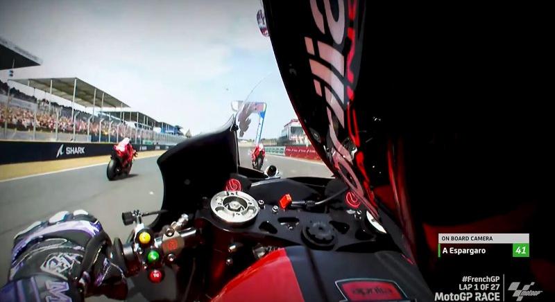 Visszatért a vállkamera: ilyen volt a Francia GP Aleix Espargaróval – videó