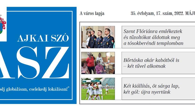 Ajkai Szó online újság 2022.05.13.