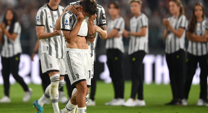 Videó: könnyekben tört ki Dybala az utolsó hazai meccse után